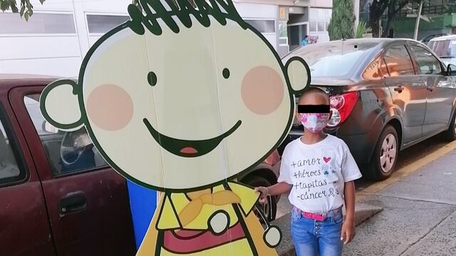 Niña pide a candidatos donar contra el cáncer