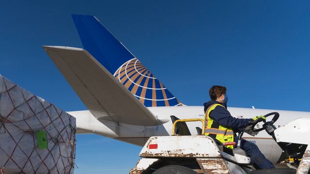Avión de United Airlines