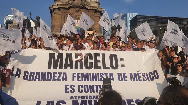 Malú Micher manda mensaje y apoyo feminista a Marcelo Ebrard