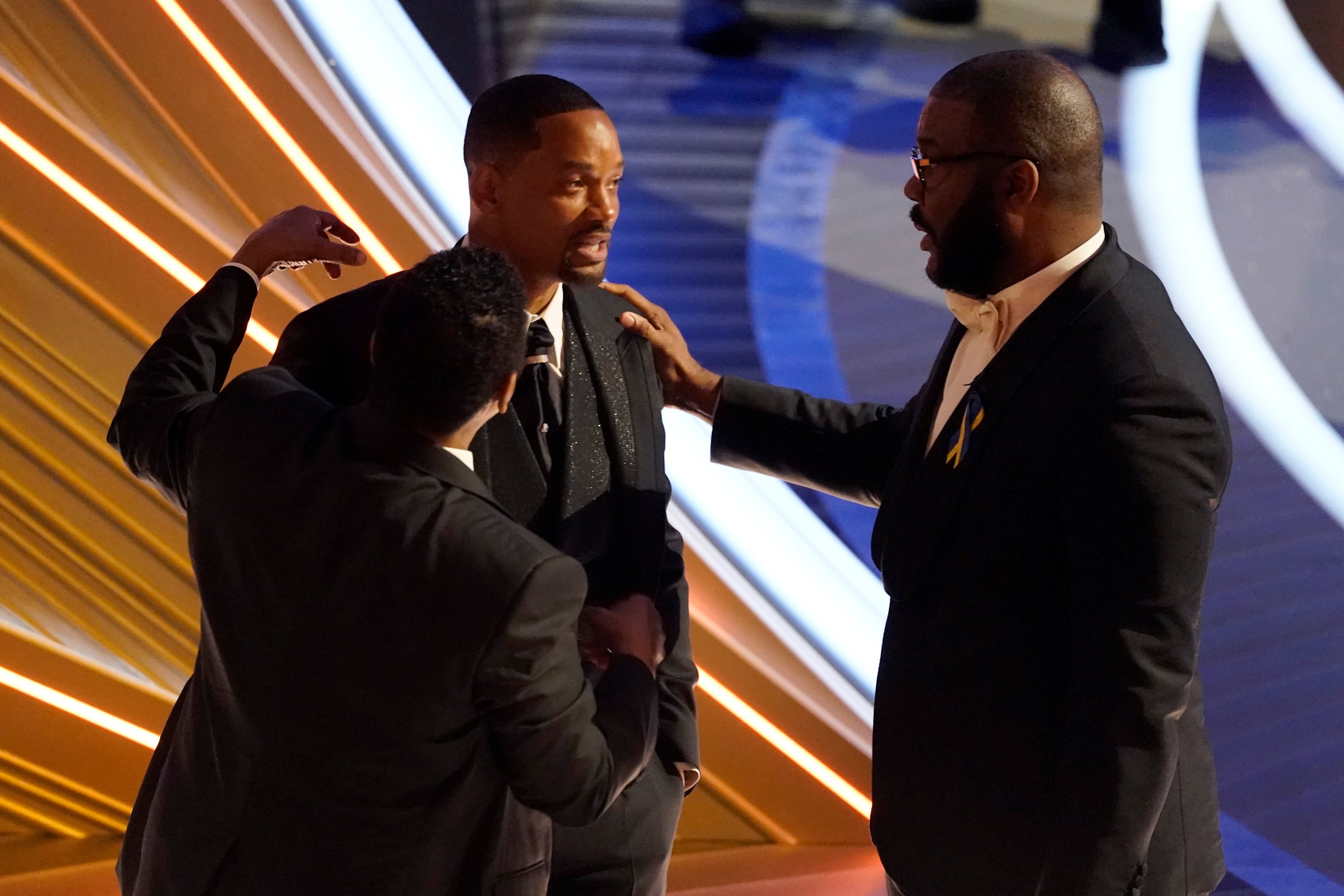 Sean Combs, Will Smith y Tyler Perry en los Oscar 2022