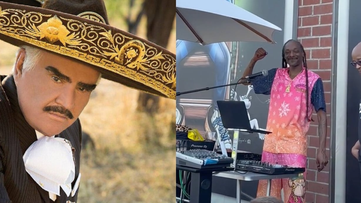 Snoop Dogg se declara fan de Vicente Fernández y toca una de sus icónicas canciones en su show