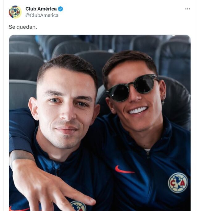 Álvaro Fidalgo y Brian Rodríguez.