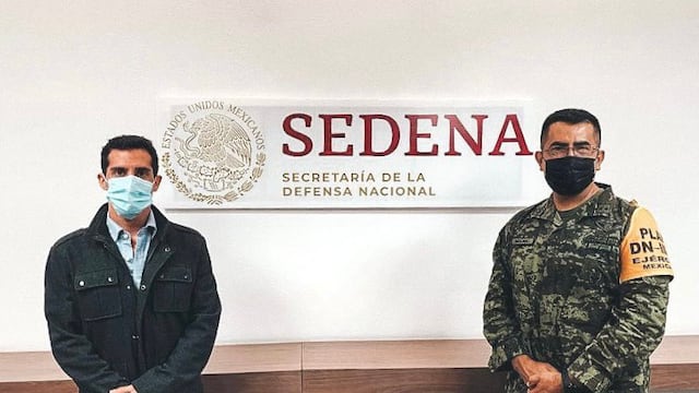 Rommel Pacheco y la Sedena