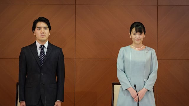 Princesa Mako y Kei Komuro se casan (AP)