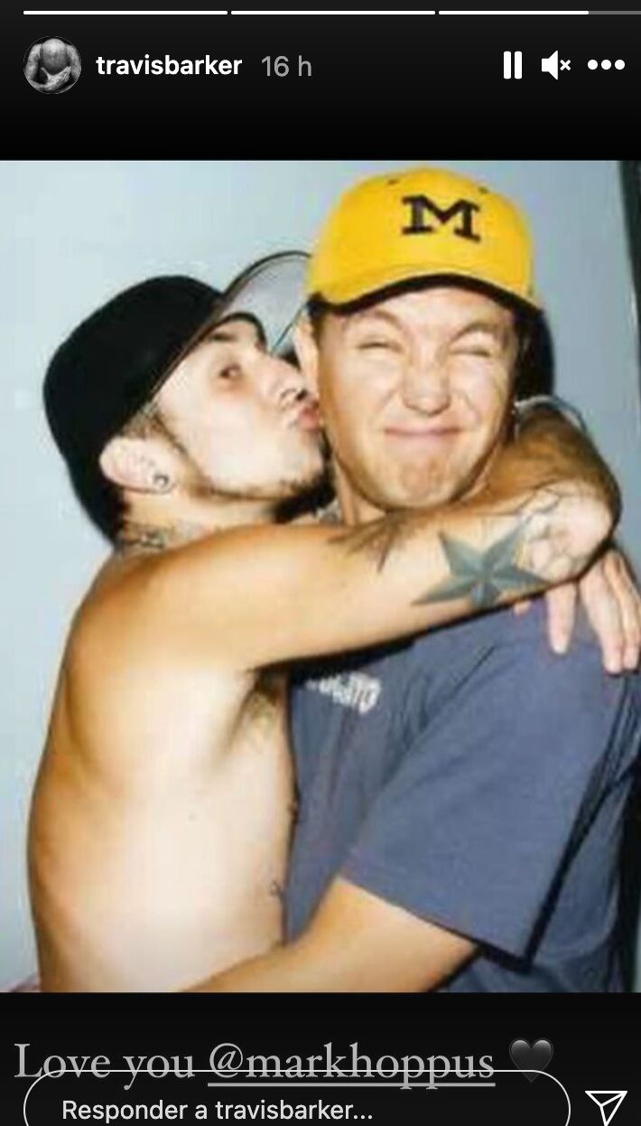 Travis Baker y Mark Hoppus de Blink-182