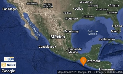 Se registra sismo de magnitud 4.2 en Ciudad Hidalgo, Chiapas