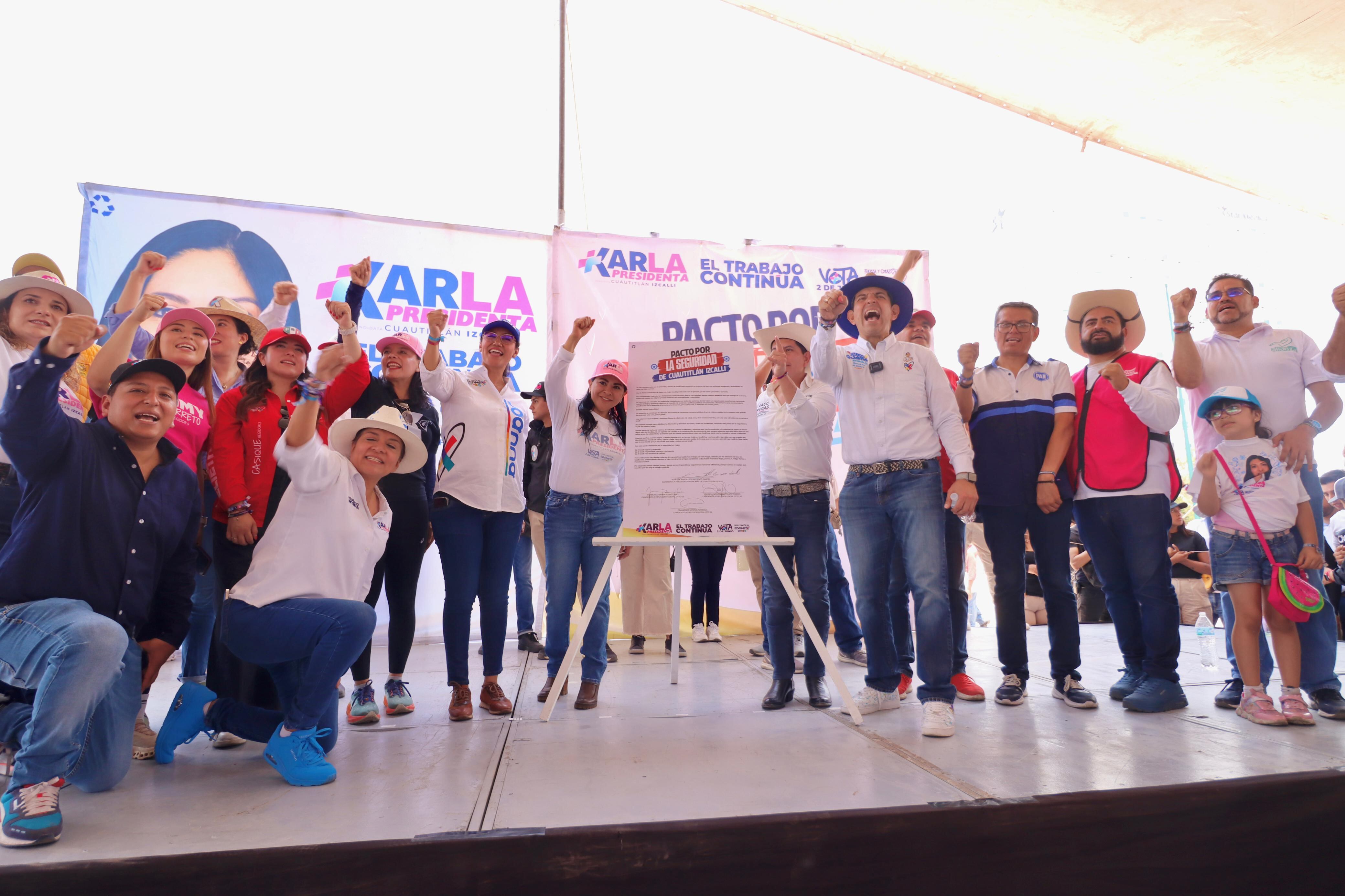 Más de 7 mil simpatizantes de Karla Fiesco se reúnen en la Caminata de la Unidad por Cuautitlán Izcalli