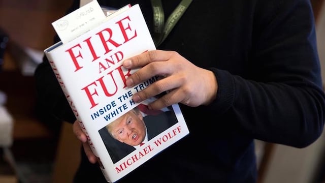Libro "Fuego y furia: dentro de la Casa Blanca de Trump"