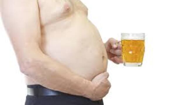 La clásica panza cervecera