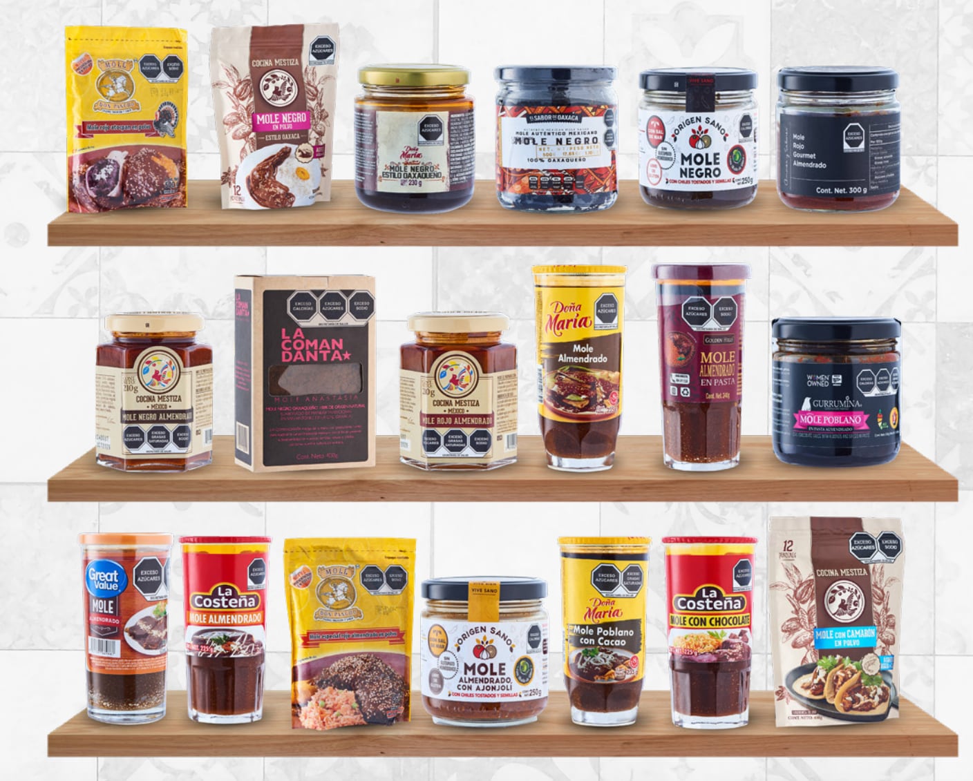 Las 5 mejores marcas de mole, según Profeco