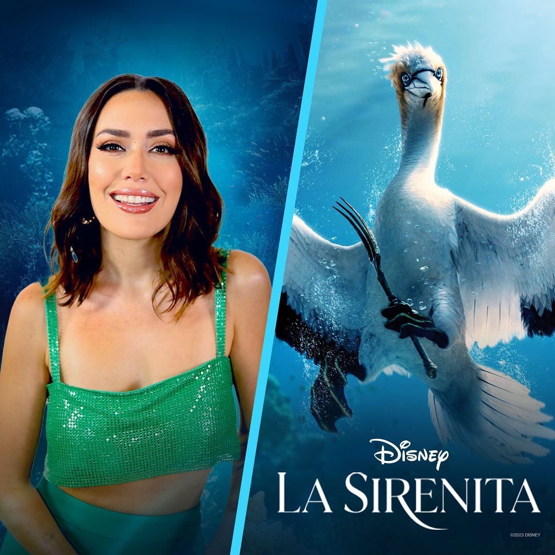 Carla Medina es quien dobla la voz de Scuttle en La Sirenita live action.
