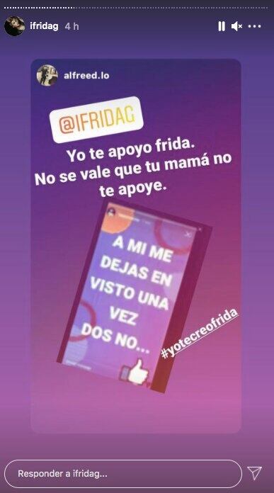 Frida Sofía exhibe a Alejandra Guzmán