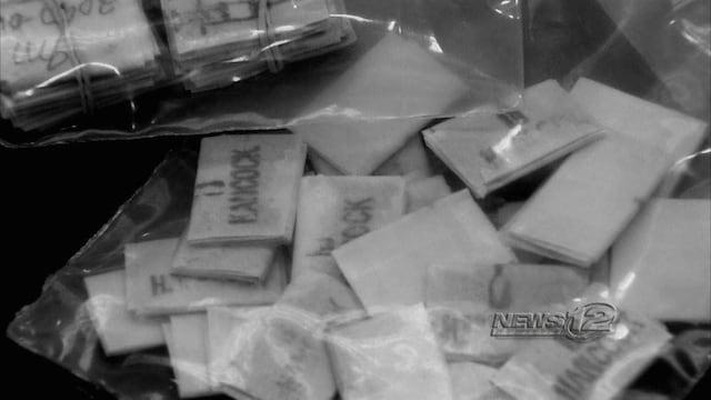 Paquetes de heroína en un kínder