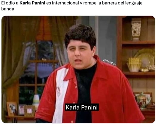 Memes celebran que Karla Panini sea odiada mundialmente