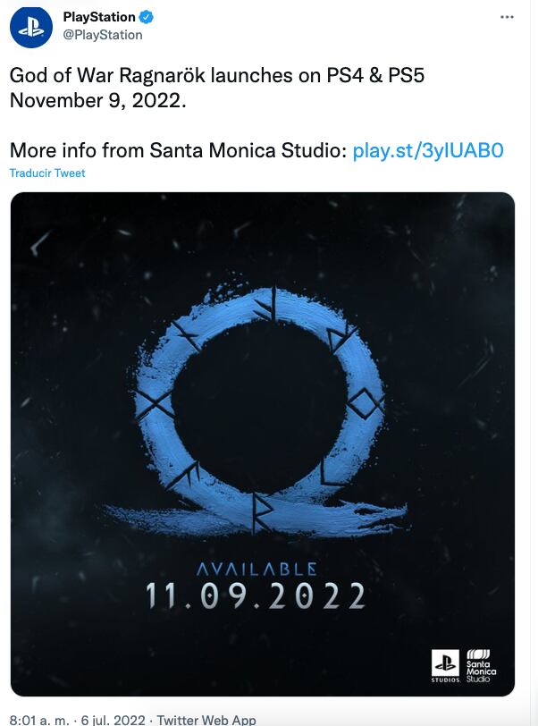 Fecha de lanzamiento de God of War: Ragnarök