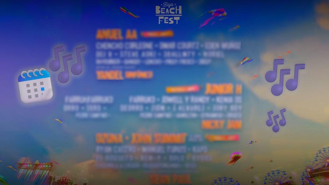 Baja Beach Fest 2026: cartel, fechas y sede