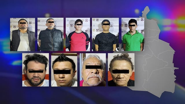 Presuntos sicarios del CJNG detenidos en CDMX