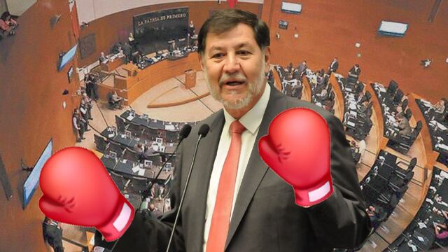 Noroña bromea con llevar guantes de box al Senado para pelear.