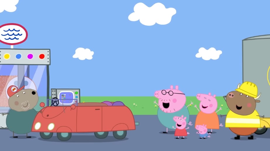 Peppa Pig de Día Nacional del Corvette