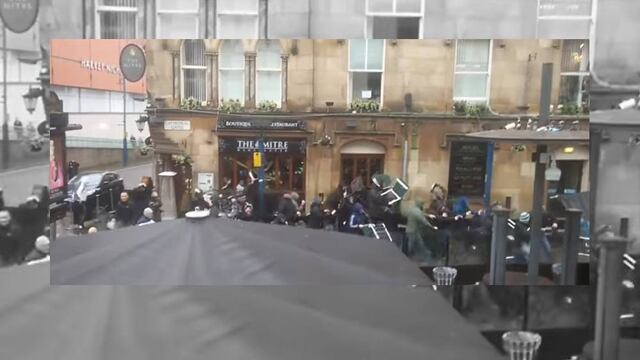 Aficionados del Manchester City agreden a seguidores del Sevilla en centro de la ciudad de Manchester