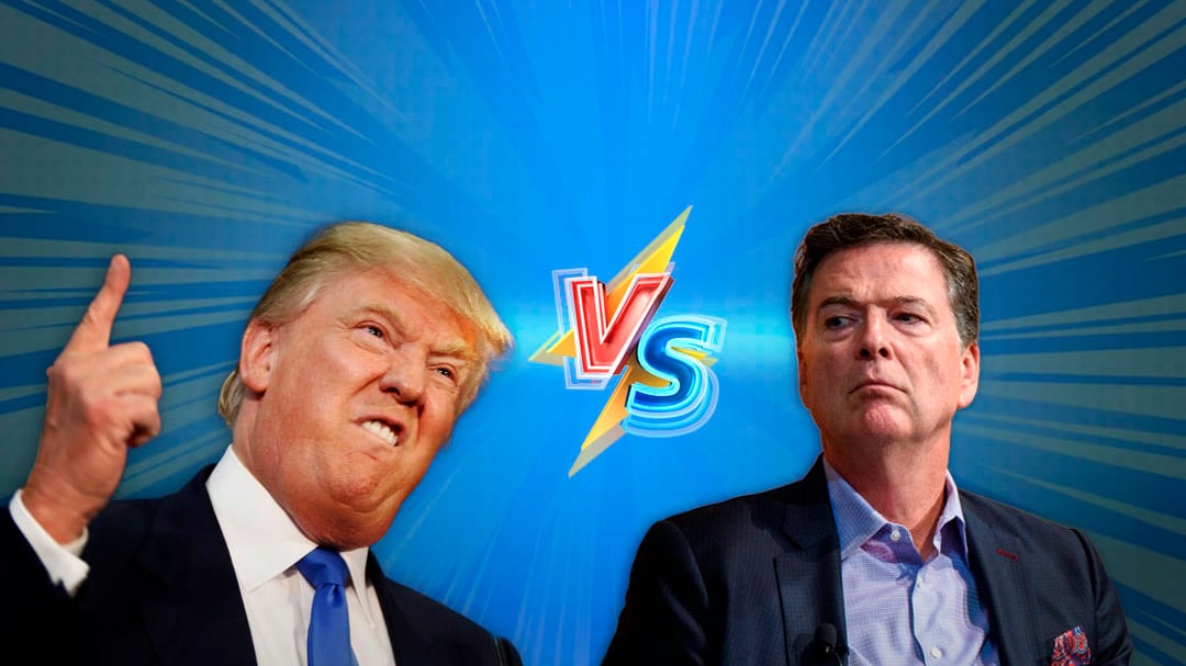 Trump revive enfrentamiento con James Comey y lo llama “corrupto”