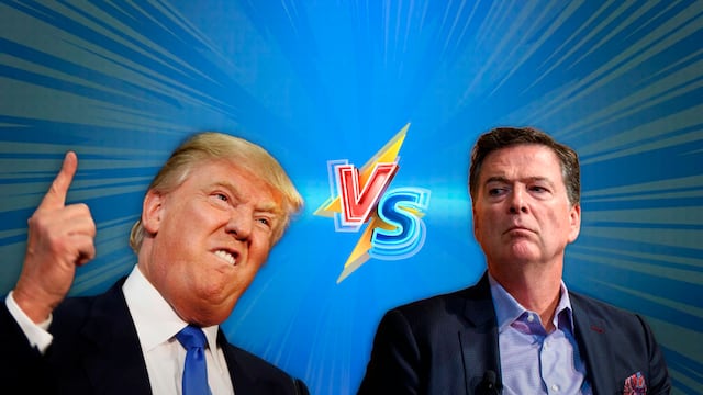 Trump revive enfrentamiento con James Comey y lo llama “corrupto”