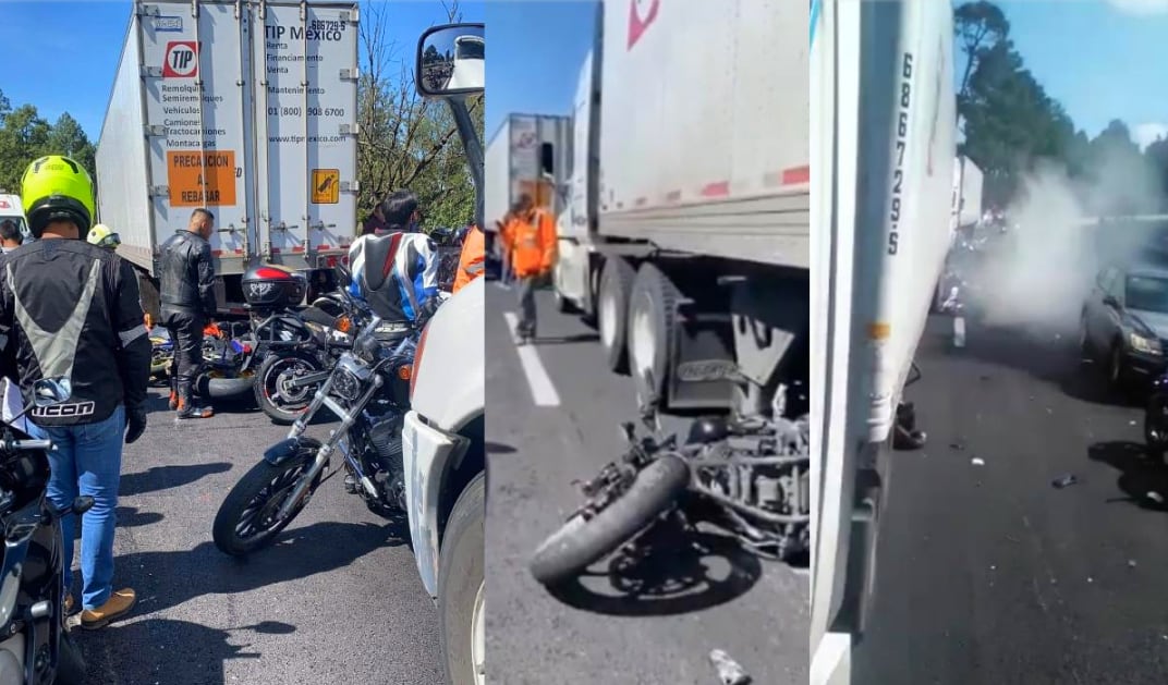 Accidente en Autopista México-Cuernavaca