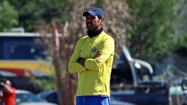 Diego Cervantes, entrenador del Club América Sub-20