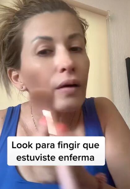 Maquillaje para parecer que te enfermaste