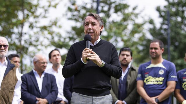 Emilio Azcárraga platicó con los jugadores del América en Coapa