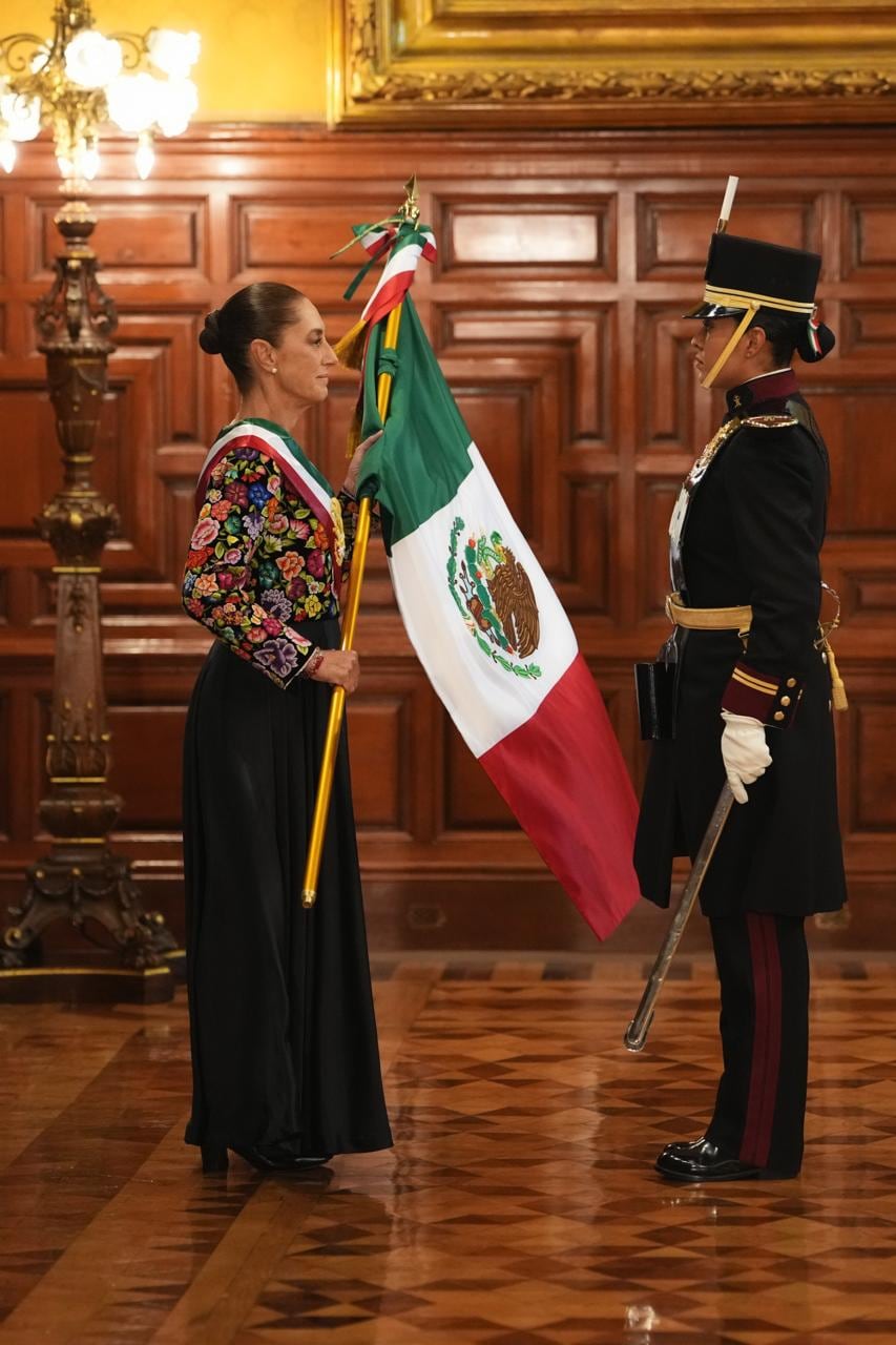 Vestido de Claudia Sheinbaum