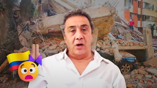 Alfonso Obregón reaparece y pide ayuda para damnificados del terremoto en Colombia