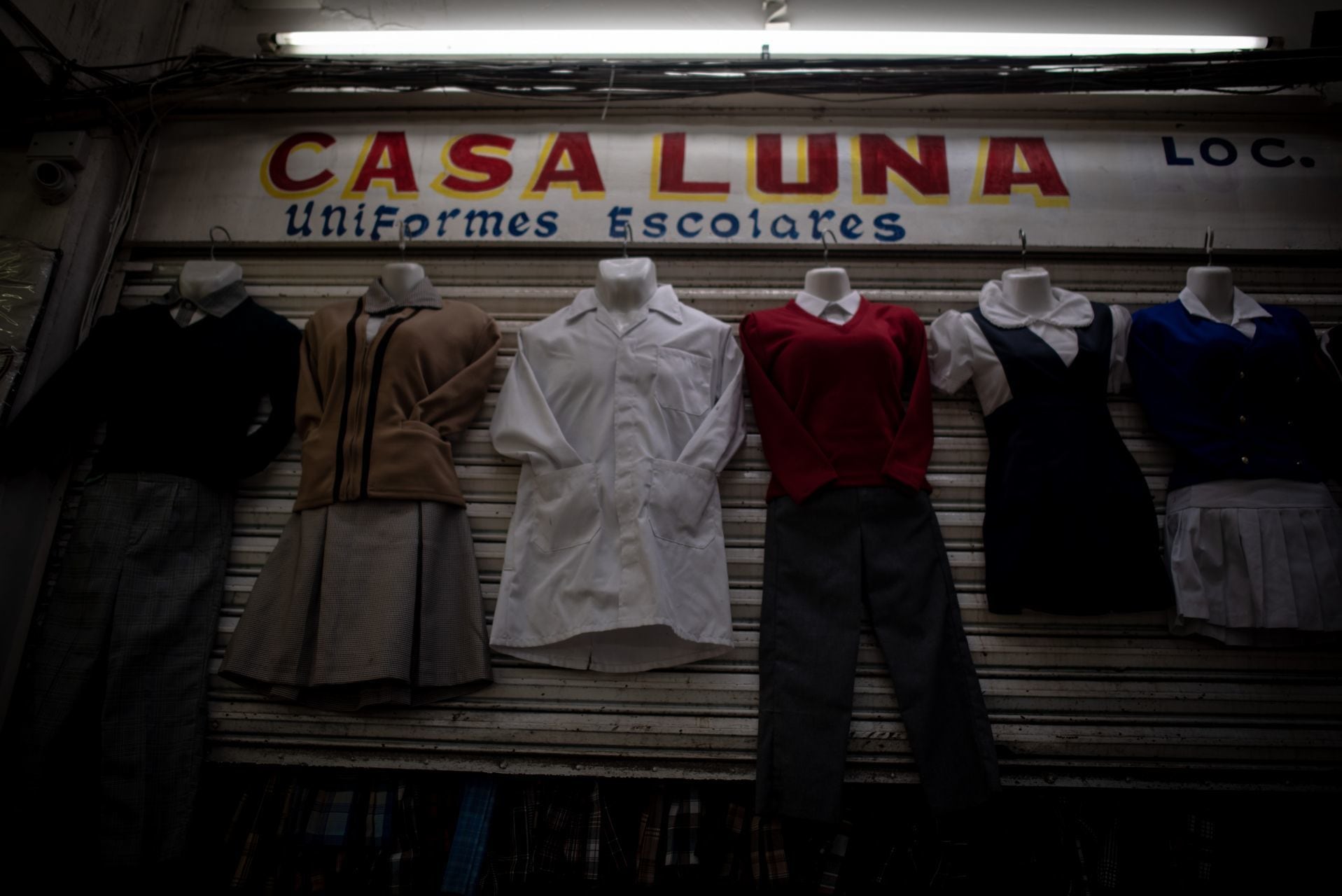 Uniformes escolares.