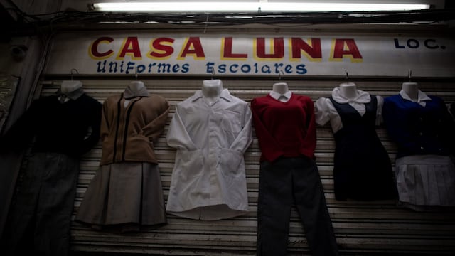 Uniformes escolares.