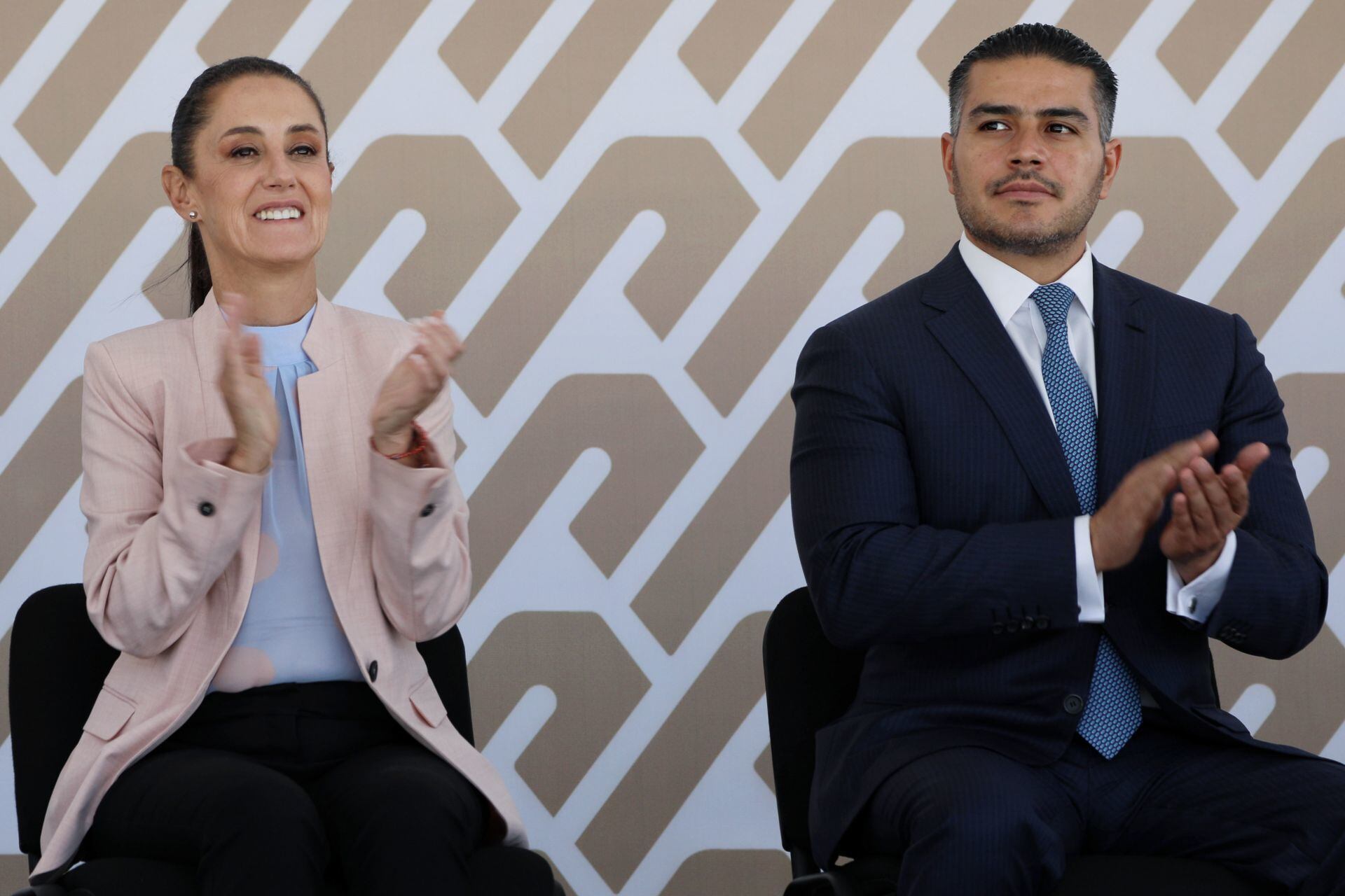 Claudia Sheinbaum y Omar García Harfuch.