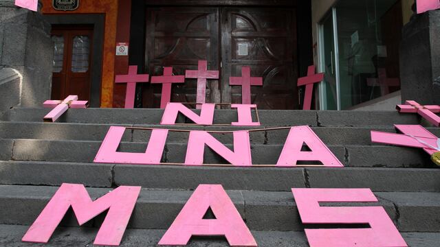 Protestas contra feminicidios.