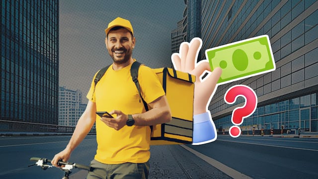 Esto gana un repartidor de Uber o DiDi a la semana.