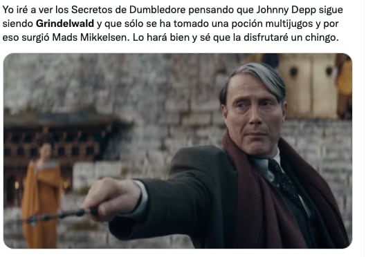 Mads Mikkelsen como Gellert Grindelwald y sus comparaciones con Johnny Depp