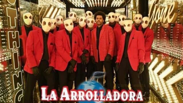 The Weeknd memes Super Bowl 2021