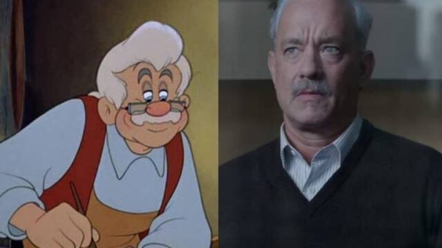 Tom Hanks y Geppetto