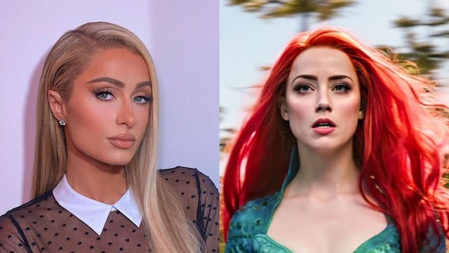 Paris Hilton podría ser quien reemplace a Amber Heard como Mera en Aquaman 2
