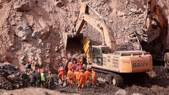 Derrumbe de mina en China
