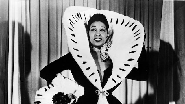La bailarina Josephine Baker.
