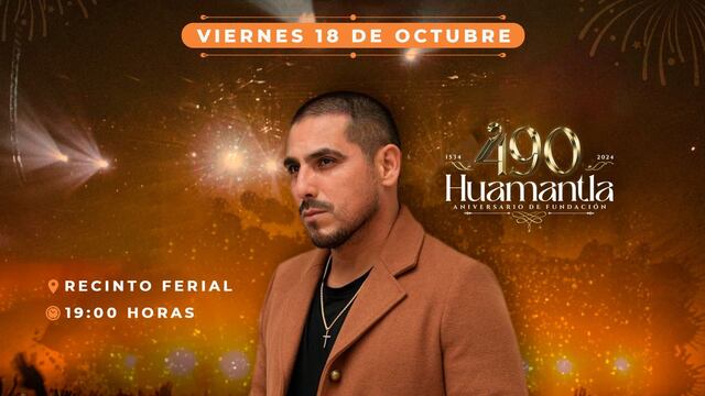 Espinoza Paz se presentará en Huamantla, Tlaxcala