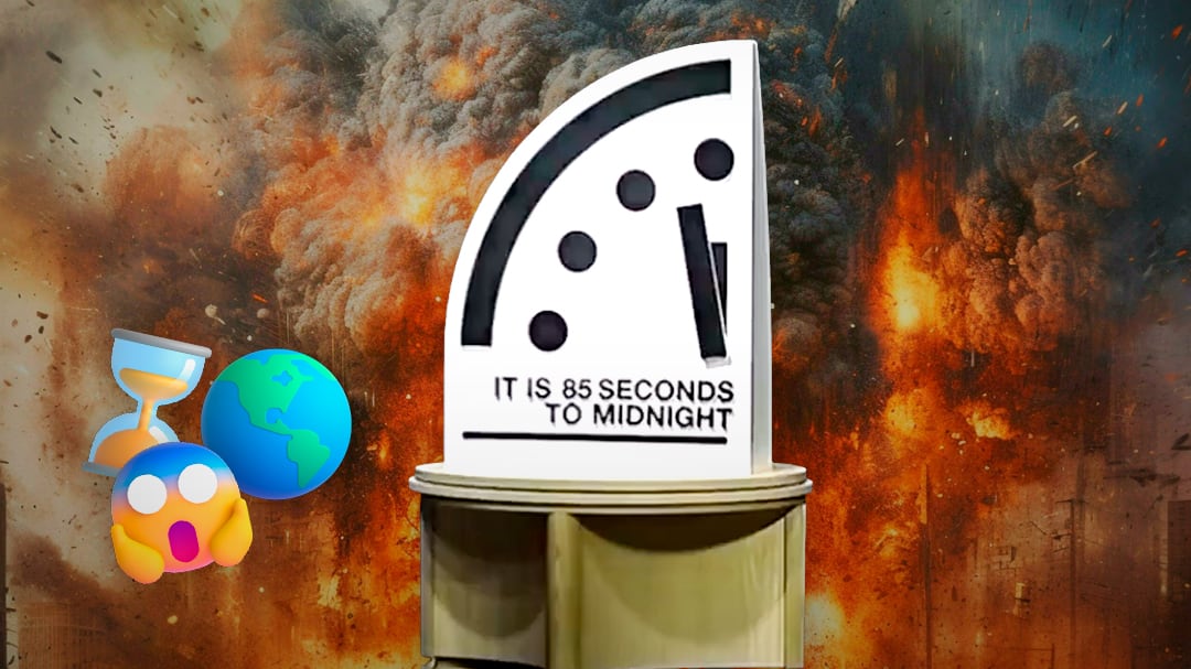 El Reloj del Apocalipsis se acerca peligrosamente a la medianoche
