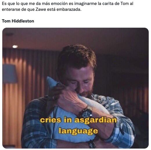 Tom Hiddleston será papá y usuarios reaccionan