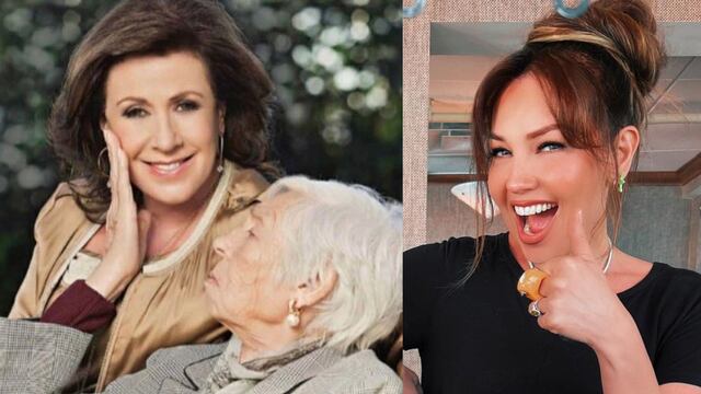 Thalía y Laura Zapata