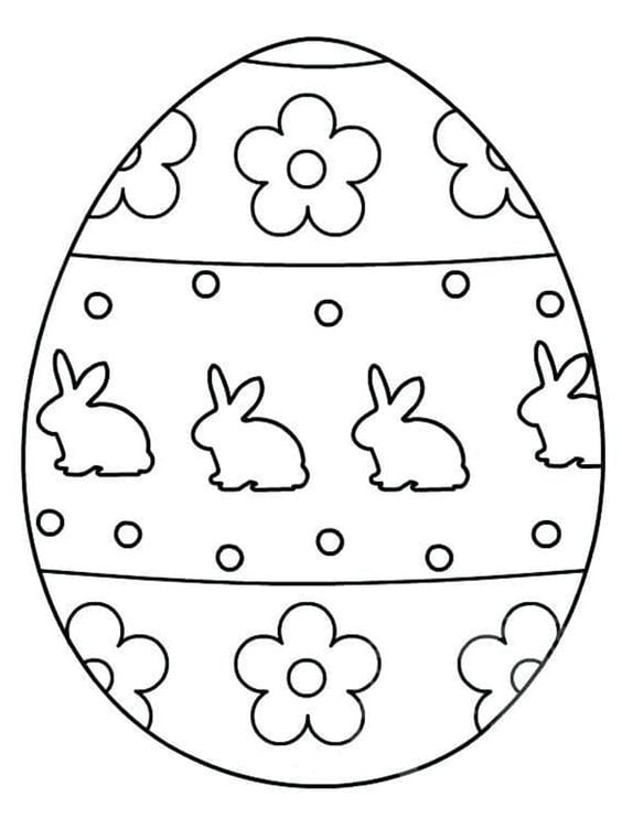 Dibujos de huevos de Pascua