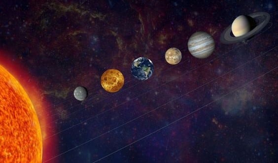 Alineación planetaria en febrero
