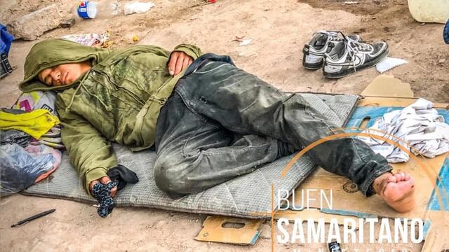 Joven en situación de calle